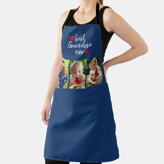 Cute Best Grandma Ever 3 Photo Schort (Insitu)