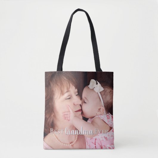 Cute Best Grandma Mamaw Nana Ever Photo Tote Bag (Voorkant)