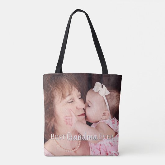 Cute Best Grandma Mamaw Nana Ever Photo Tote Bag (Achterkant)