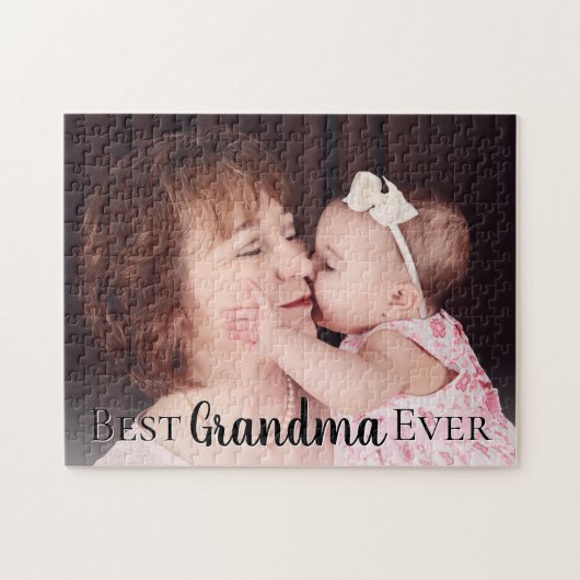 Cute Best Grandma Photo Legpuzzel (Horizontaal)