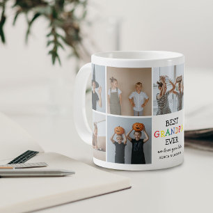 Cute Best Grandpa Ever   Foto Collage Keepslag Koffiemok