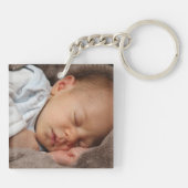 Cute Best Grandpa Ever Photo Collage Sleutelhanger (Achterkant)
