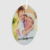 Cute Best Grandpa Ever Photo Ornament (voorkant)