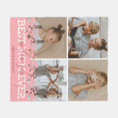 Cute Best Mam Ever Photo Collage Fleece Deken (Voorkant (Horizontaal))