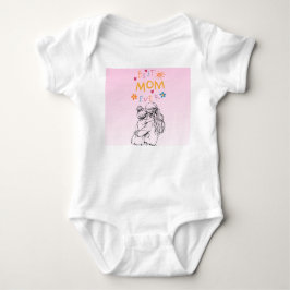 Cute Best Mom Ever Baby Shower Cadeau Bodysuit