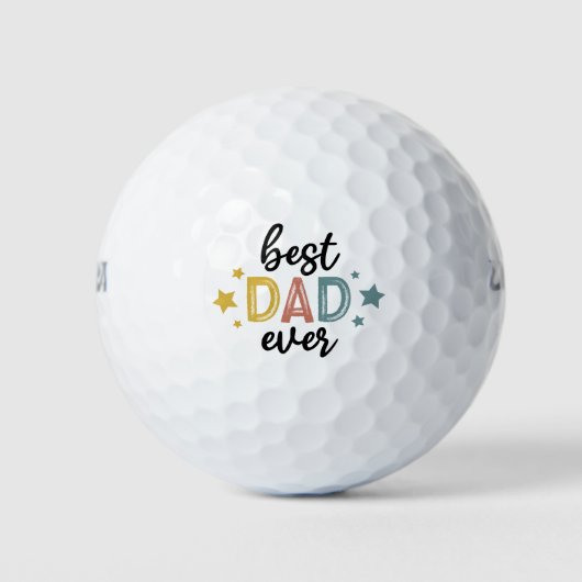 Cute Best Pap Ever Golfballen (Voorkant)