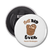 Cute Best Pap Ever Sloth Button Flesopener (Voorkant)