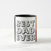 Cute Best Pap Ever Two Photo Black Vaderdag Mok (Midden)