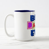 Cute Best Papa EVER Tweekleurige Koffiemok (Links)