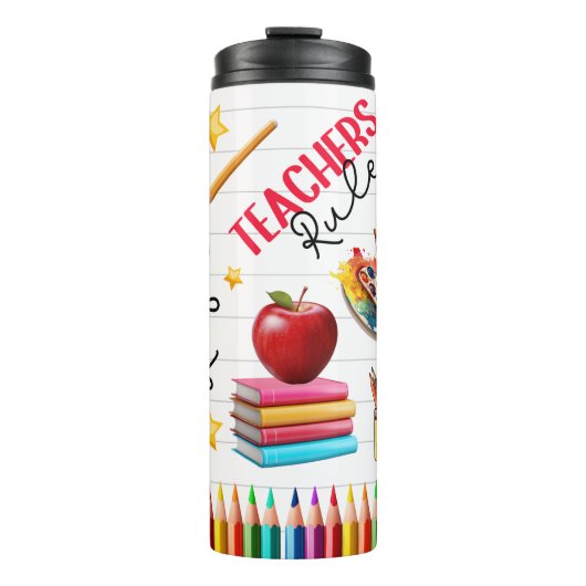 Cute Best Teacher Ever Thermosbeker (Voorkant)