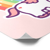 Cute Best Unicorn Mam Ever Poster (Hoek)