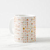 Cute Beste Moeder Ooit Boho Patroon Koffiemok (Voorkant links)