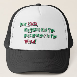 Cute Beste Santa Brother Gezegde Trucker Pet