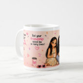 Cute Beste Vriendin Coffee Mok Wrap | Vriendschaps (Voorkant links)