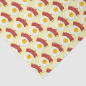Cute betegelde eieren bacon patroon tissuepapier (Detail)