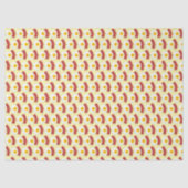 Cute betegelde eieren bacon patroon tissuepapier (Voorkant)