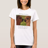 Cute BFF Bestie Llama T-shirt (Voorkant)