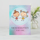 Cute BFF Besties Kawaii Cadeaus voor Meisjes Vrien (Staand voorkant)