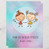 Cute BFF Besties Kawaii Cadeaus voor Meisjes Vrien (Voorkant / Achterkant)