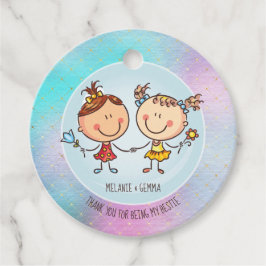 Cute BFF Besties Kawaii Cadeaus voor Meisjes Vrien Bedankjes Labels