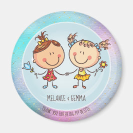 Cute BFF Besties Kawaii Cadeaus voor Meisjes Vrien Magneet