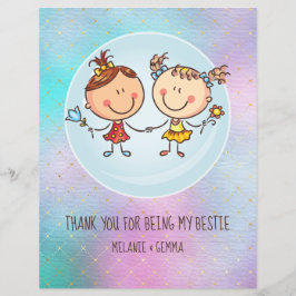 Cute BFF Besties Kawaii Gifts for Girls Friends
