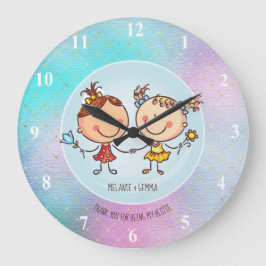 Cute BFF Besties Kawaii Gifts for Girls Friends Grote Klok