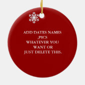 CUTE BFF Sock Monkey ROUND Ornament 2014 (Achterkant)