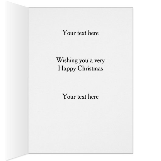 Cute Bichon Frise 'Cheese Tax' Christmas card (Binnen (Rechts))