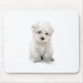 Cute Bichon Frise Muismat (Voorkant)