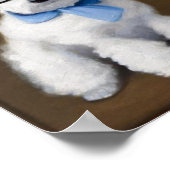 Cute Bichon Frisé Wearing Glasses Poster (Hoek)