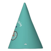 Cute Bicycle Kinder Bike Birthday Party Cycling Feesthoedjes (Rechts)