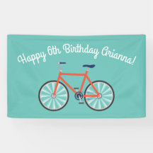 Cute Bicycle Kinder Bike Birthday Party Cycling