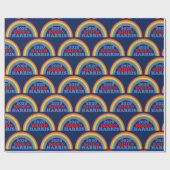 Cute Biden Harris 2020 Rainbow Cadeaupapier (Vlak)