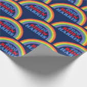 Cute Biden Harris 2020 Rainbow Cadeaupapier (Hoek)