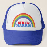 Cute Biden Harris Rainbow Democraat Trucker Pet<br><div class="desc">Steun van de show aan Joe Biden en Kamala Harris. Politiek regenboogpet voor een LGBT-democraat.</div>