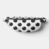 Cute Big Black Polka Dots Fanny Pack Heuptasje (Liggend)