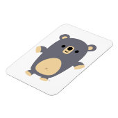 Cute Big Blue Cartoon Beer Flexible Magnet Magneet (Linkerzijde)