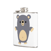 Cute Big Blue Cartoon Beer Hip Flask Heupfles (Links)
