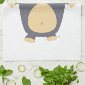 Cute Big Blue Cartoon Beer Kitchen Towel Theedoek (Gevouwen)