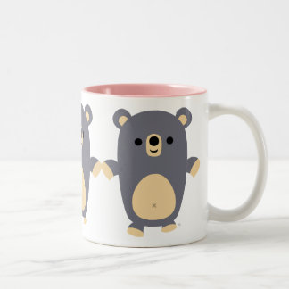 Cute Big Blue Cartoon Beer Mok