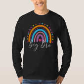 Cute Big Bro Rainbow  For Big Bro Matching Family T-shirt (Voorkant)