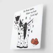 Cute Big Butt Appy Leopard Appaloosa Horse Vierkante Klok (Hoek)