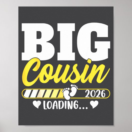 Cute Big Cousin Loading 2026 Promoted To Big Cousi Poster (Voorkant)