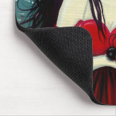 Cute Big Eye Ladybug Fairy Mousepad Muismat (Hoek)