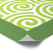 Cute Big Eyed Cactus in Red Sombrero Poster (Hoek)