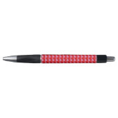 Cute Big Red Hearts roze patroon Pen (Voorkant)