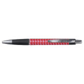 Cute Big Red Hearts roze patroon Pen (Achterkant)