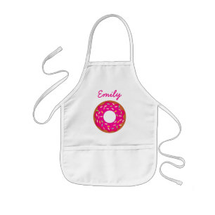 Cute big roze donut baking schort for children