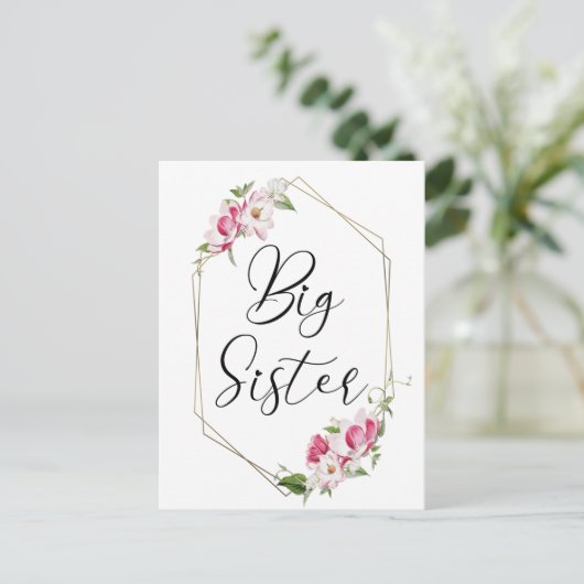Cute Big Sister Briefkaart (Staand voorkant)
